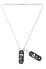 101 inc Dog Tag PVC Blood type O- negative