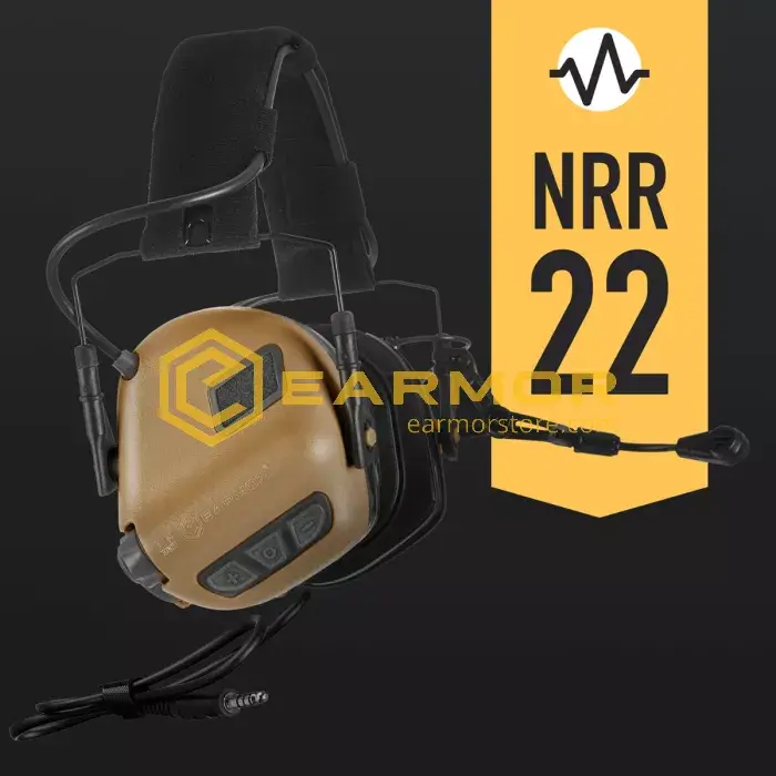 OPSMEN Earmor M32X CB Professional Electronic Earmuff Coyote Brown