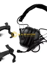 OPSMEN Earmor M32X BK Professioneller elektronischer Ohrenschützer, Schwarz