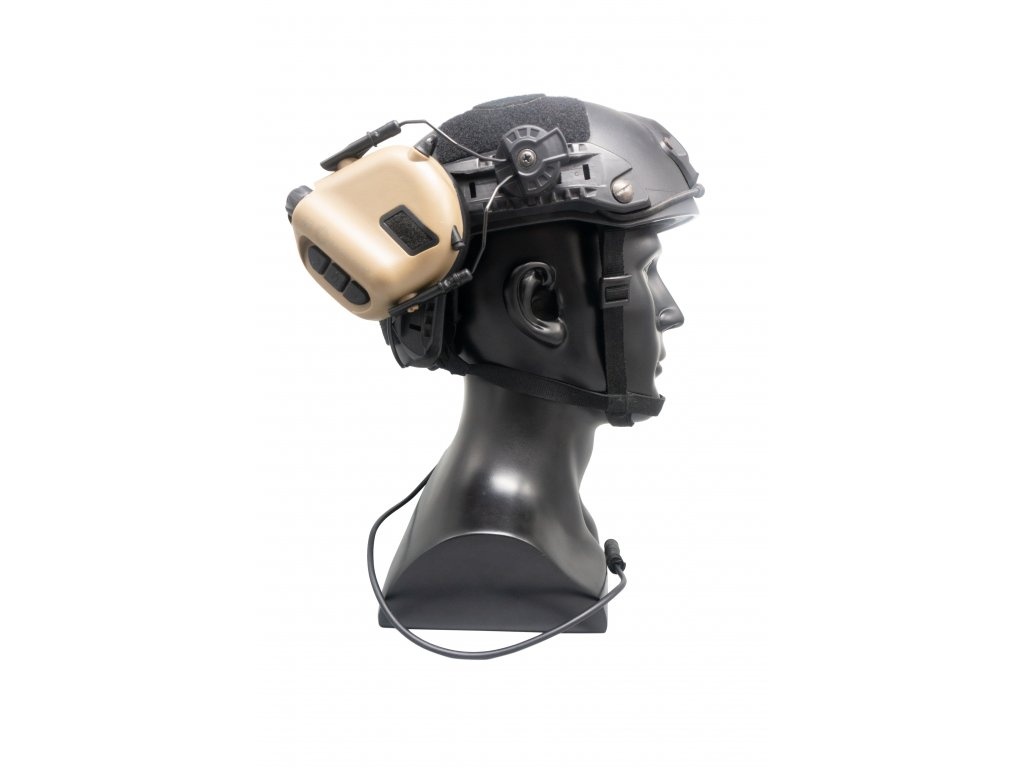 OPSMEN Earmor M32H- Mod4-TAN Tactical Hearing Protection Helmet Version