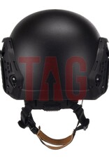 FMA SF Super High Cut Helm Schwarz