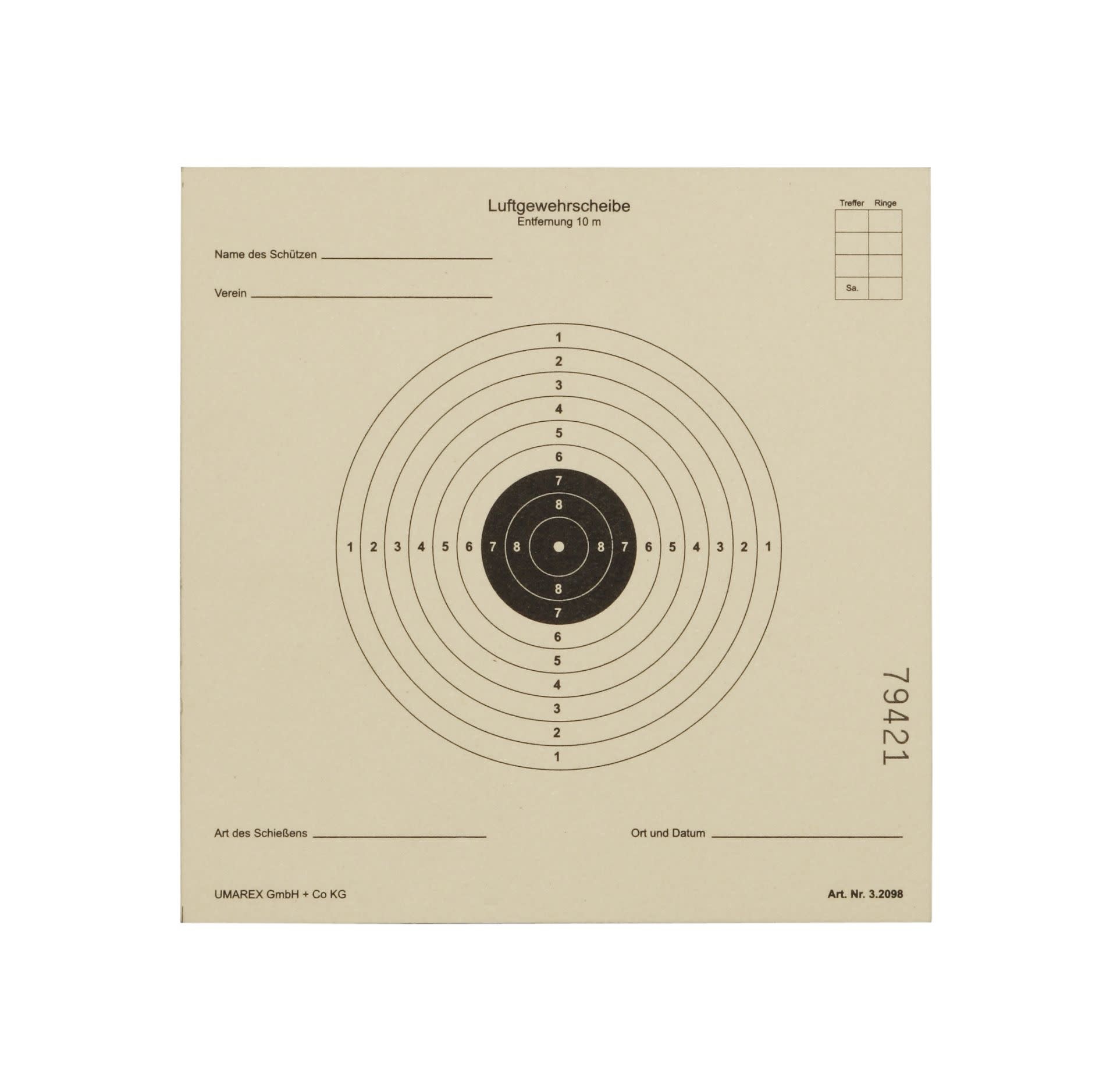 Umarex Umarex Paper Target 14 x 14cm 250 pieces