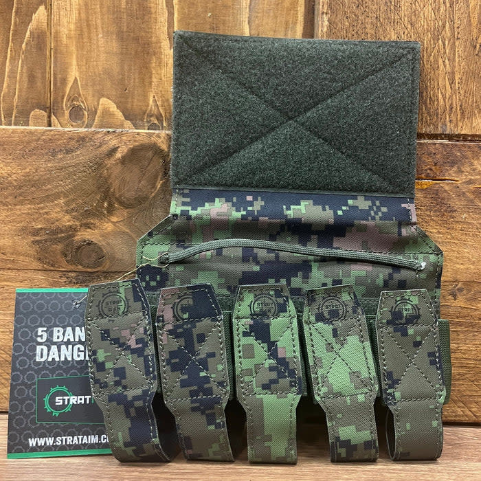 strataim Copy of Strataim 5 BANGER DANGLER GRENADE POUCH Black