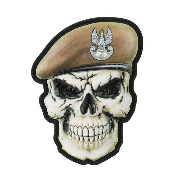 M-TAC patch skull in beret (Territorial Defence Force)