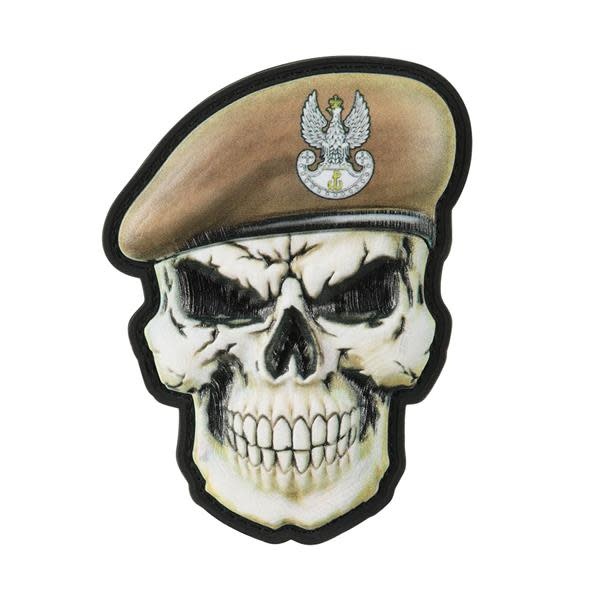 M-TAC patch skull in beret (Territorial Defense Force)