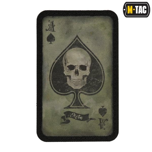 M-TAC patch Ace of Spades Ranger Green/Black