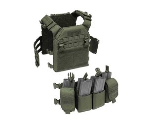 Warrior Assault Systeem Recon Plate Carrier w Pathfinder Chestrig