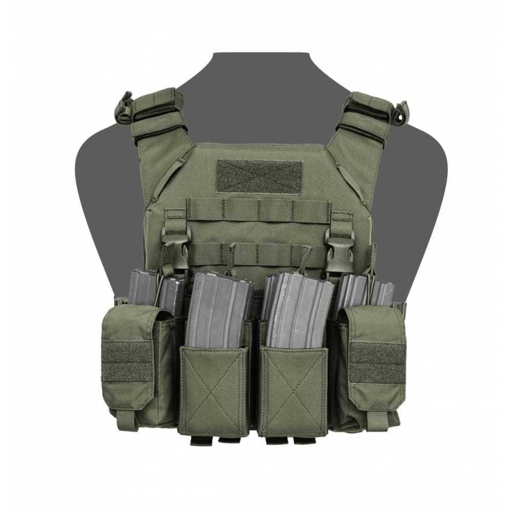 Warrior Assault Systeem Recon Plate Carrier mit Pathfinder Chestrig – Olive Drab