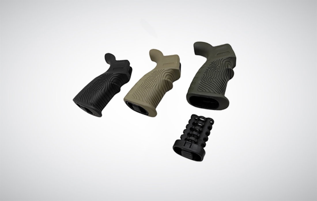 DLG Tactical DLG AR 15 RUBBERIZED GRIP WITH BEAVERTAIL FINGERPRINT DLG-123