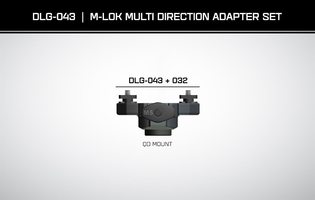 DLG Tactical MEHRRICHTUNGSADAPTER M-LOK SET DLG-043