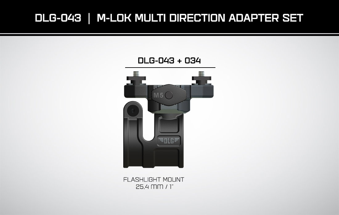 DLG Tactical MEHRRICHTUNGSADAPTER M-LOK SET DLG-043