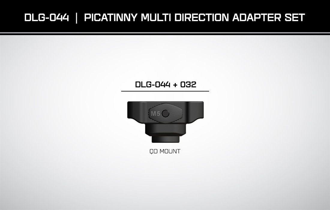 DLG Tactical MEHRRICHTUNGSADAPTER PICATINNY-SET DLG-044