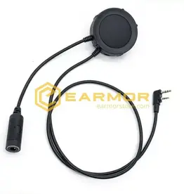 OPSMEN Earmor Kenwood M55 Kenwood PTT Militärmodul Headsets mit Big Button m55