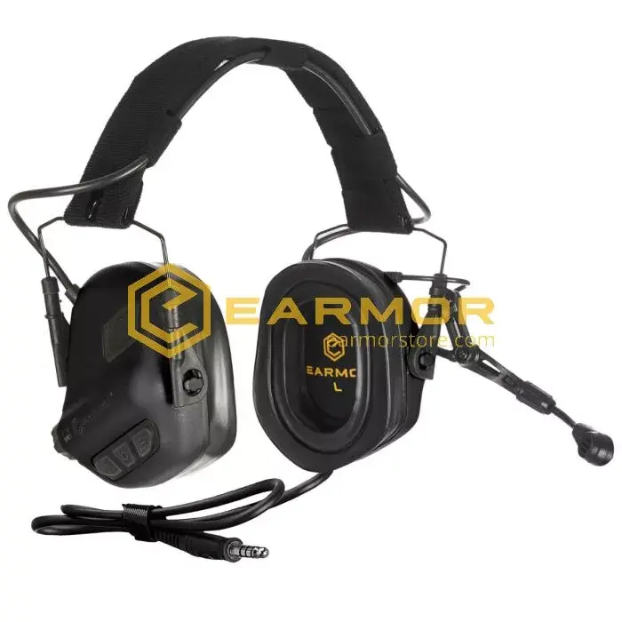 OPSMEN Earmor M32-plus Professional Electronic Earmuff Black M32-plus