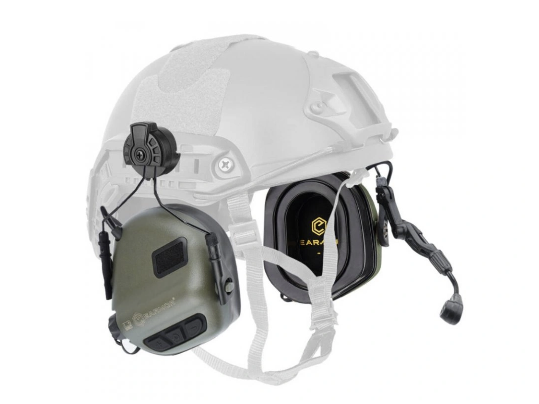 OPSMEN Earmor M32H- Mod4 -Folage Green Tactical Hearing Protection Helmet Version