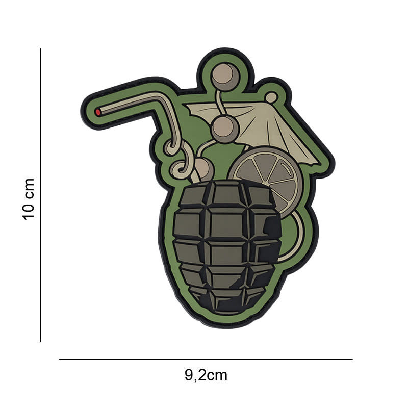 101 inc Patch 3D PVC Cocktail grenade #13057 444130-7486