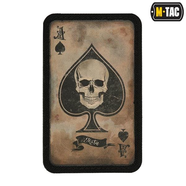 M-TAC patch Ace of Spades Ranger Coyote/Black