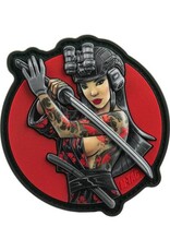 M-TAC M-Tac Patch Tactical Girl #3 Watterfall Schwarzes PVC