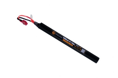 Evolution airsoft Li-ion 11.1V 2500mAh 27.75Wh with T- Plug (mm 197x20)