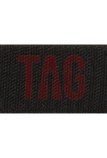 Evil Smiley Rubber Patch pink