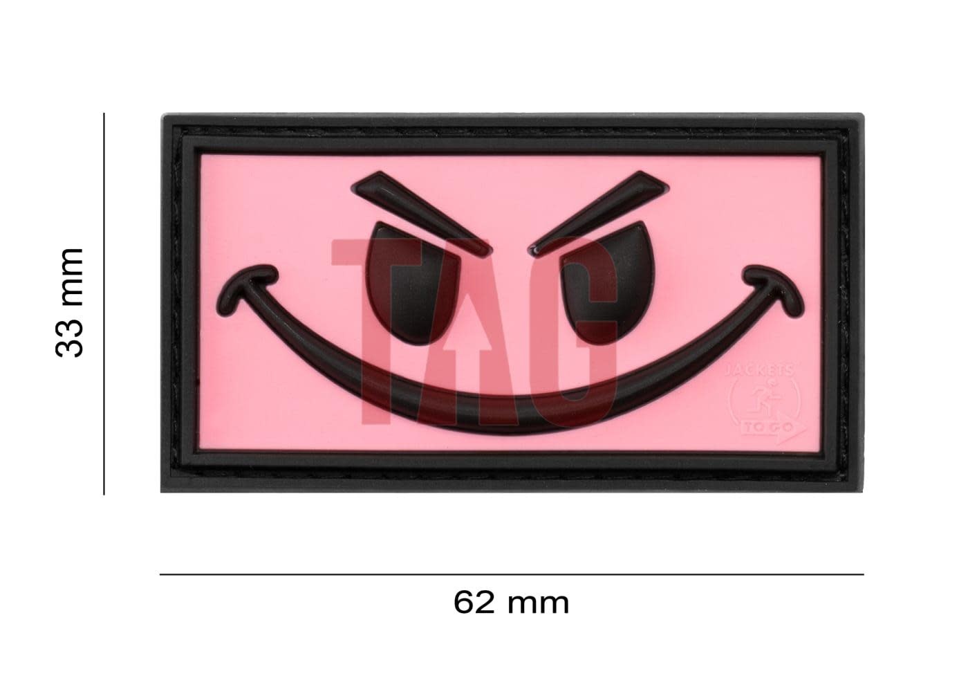 Copy of Evil Smiley Rubber Patch Forest