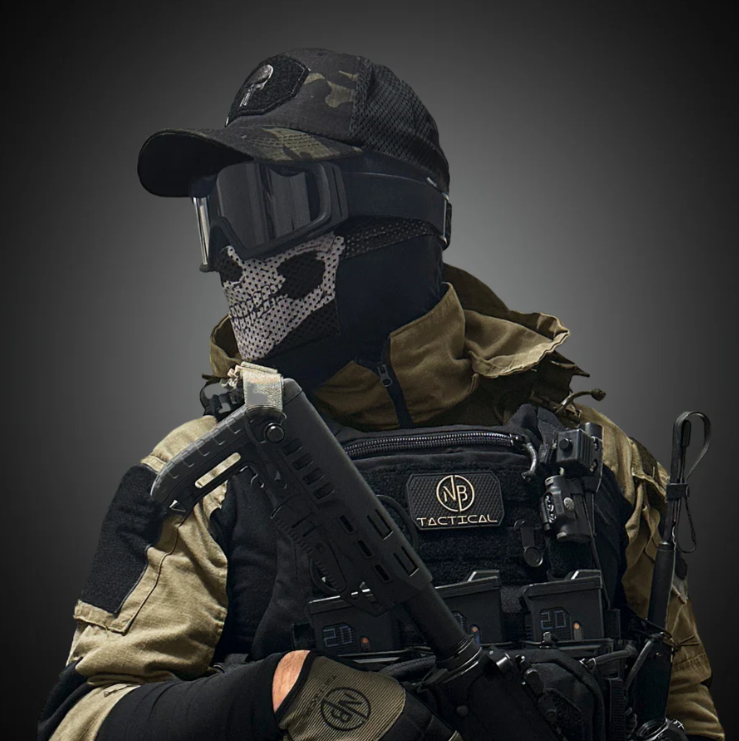 NB-Tactical NB-Tactical GM Balaclava V3 Ghost Black