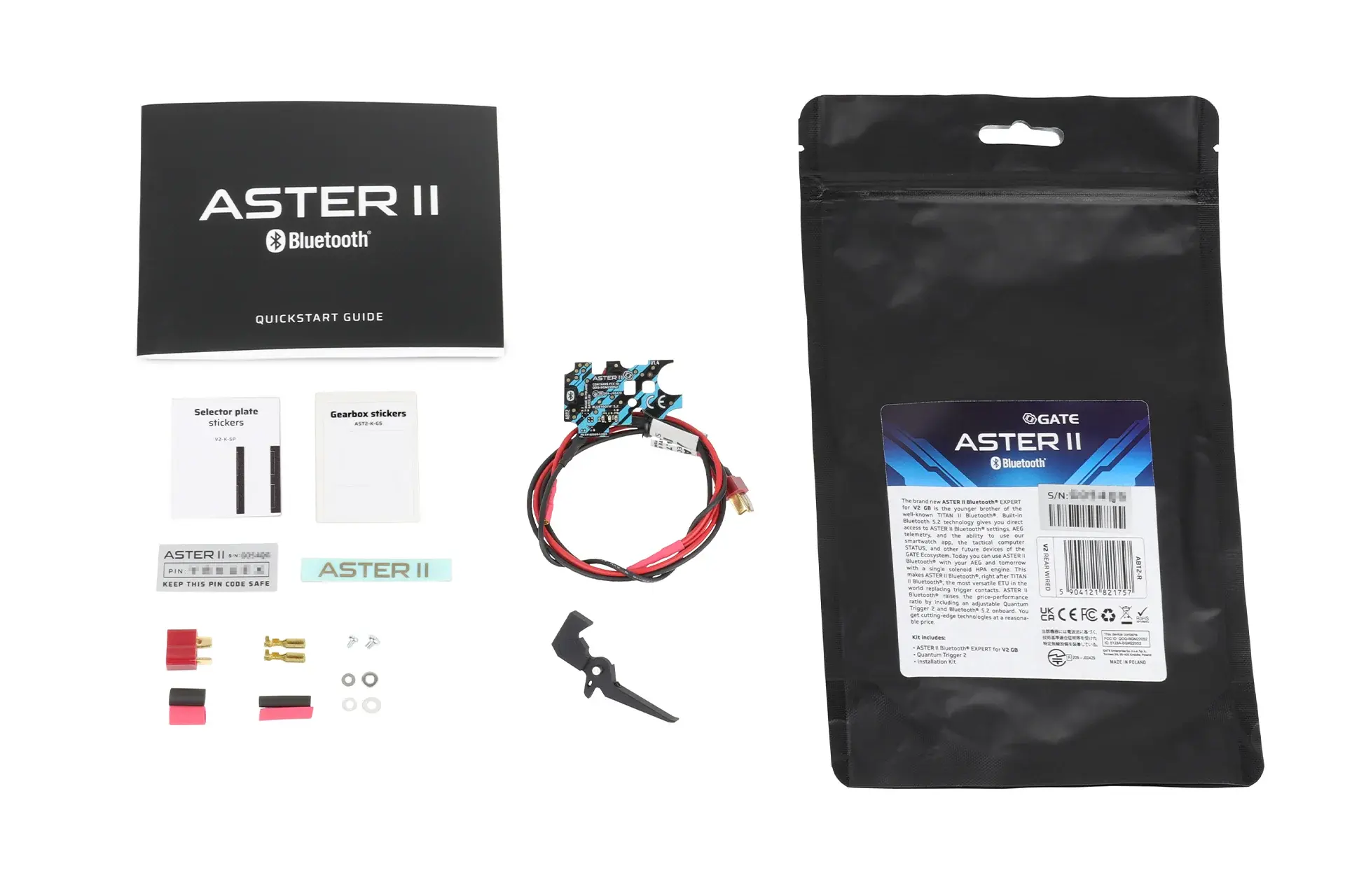 Gate Gate ASTER II Bluetooth® EXPERT for V2 GB + Adjustable Quantum Trigger 2 [AEG & HPA]
