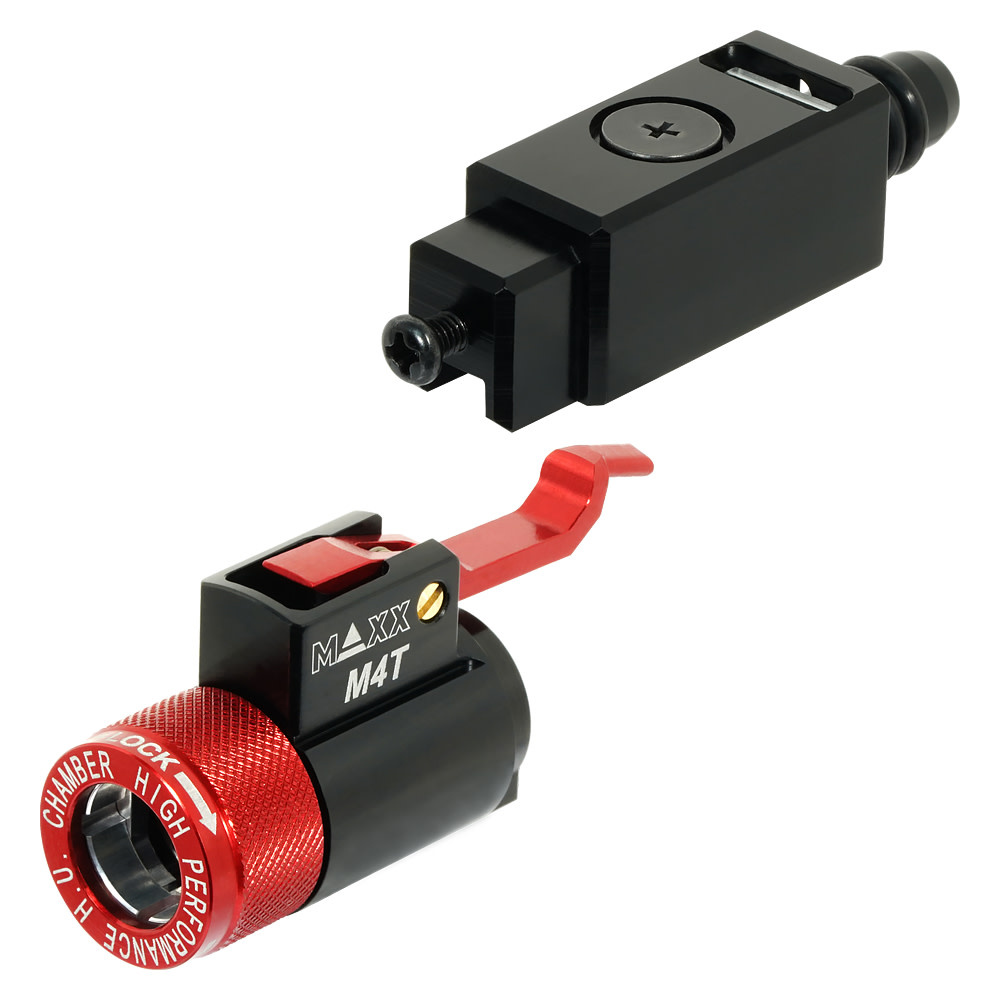 MAXX CNC Aluminum Hopup Chamber/Adjuster M4T (For TM MWS M4)