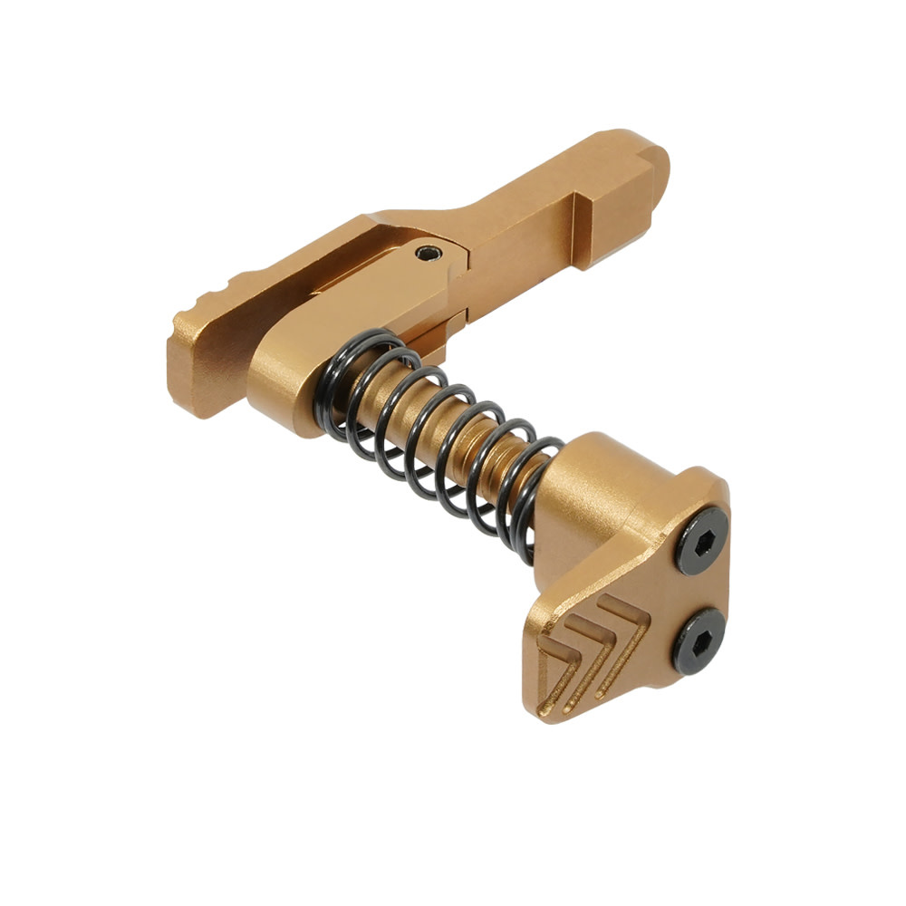 MAXX MAXX CNC Aluminum Advanced Magazine Release (Style A) (Dark Earth) (For MTW M4