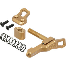 MAXX CNC Aluminum Advanced Magazine Release (Style B) (Dark Earth) (For MTW M4)