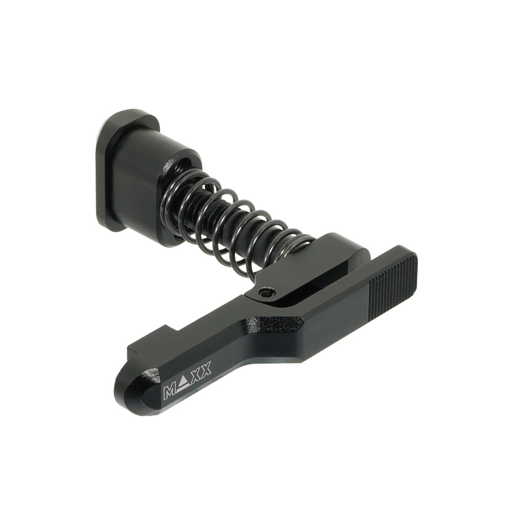 MAXX CNC Aluminum Advanced Magazine Release (Style C) (Black) (For MTW M4)