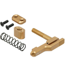 MAXX CNC Aluminum Advanced Magazine Release (Style C) (Dark Earth) (For MTW M4)