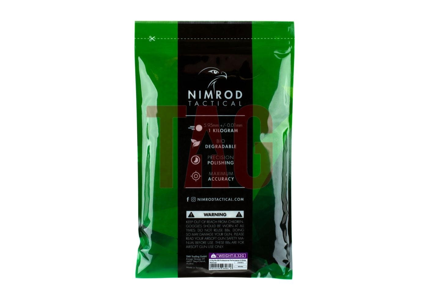 nimrod Nimrod 0.32g Bio BB Professional Performance 3125rds