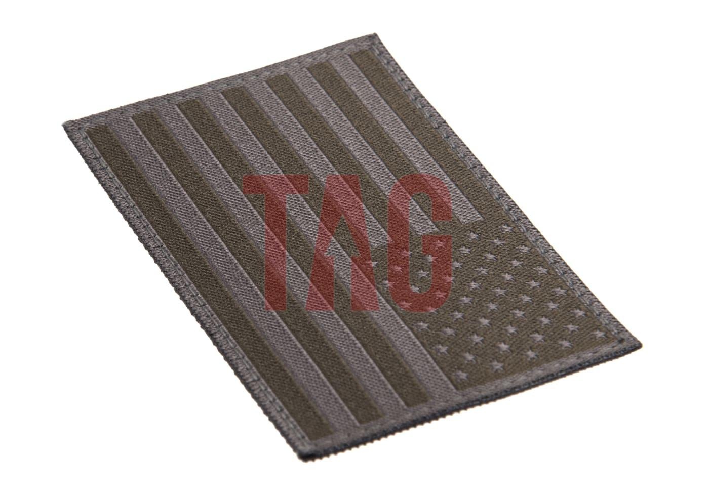 Claw Gear  USA-Flaggenaufnäher, umgekehrt, Ral7013