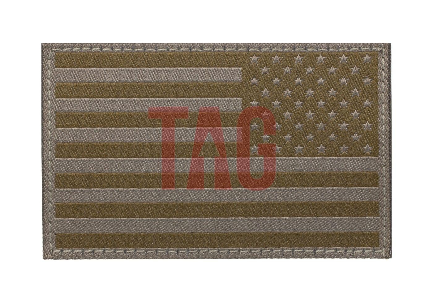 Claw Gear USA Reversed Flag Patch Ral7013