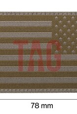 Claw Gear  USA-Flaggenaufnäher, umgekehrt, Ral7013