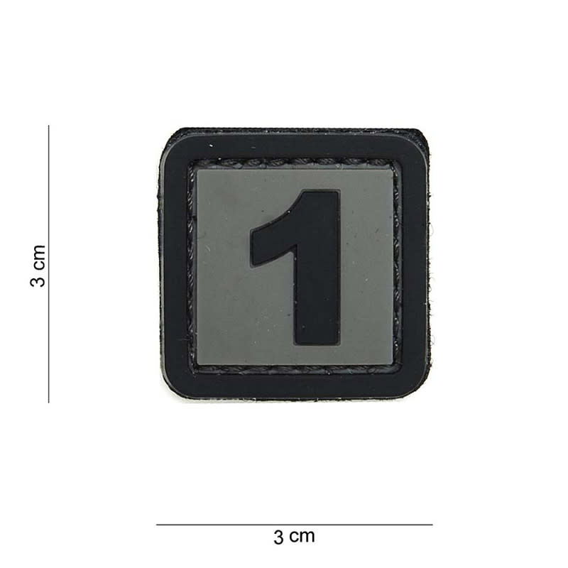 101 inc Patch 3D PVC Cijvers 0 t/m 9