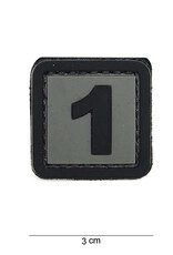 101 inc Patch 3D PVC Cijvers 0 t/m 9