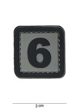 101 inc Patch 3D PVC Cijvers 0 t/m 9