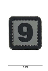 101 inc Patch 3D PVC Cijvers 0 t/m 9