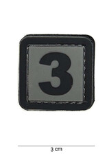 101 inc Patch 3D PVC Cijvers 0 t/m 9