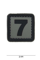 101 inc Patch 3D PVC Cijvers 0 t/m 9