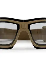 WileyX LYNX Lenses: Grey/Clear Frame: Matte Tan