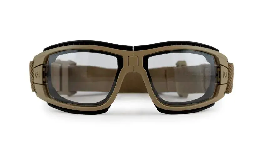 WileyX LYNX Lenses: Grey/Clear Frame: Matte Tan