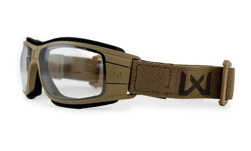WileyX LYNX Lenses: Grey/Clear Frame: Matte Tan