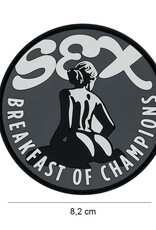 101 inc Patch 3D PVC Sex-breakfast of champions