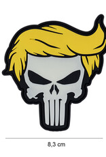 101 inc 3D PVC Punish skull yellow hair glow in dark