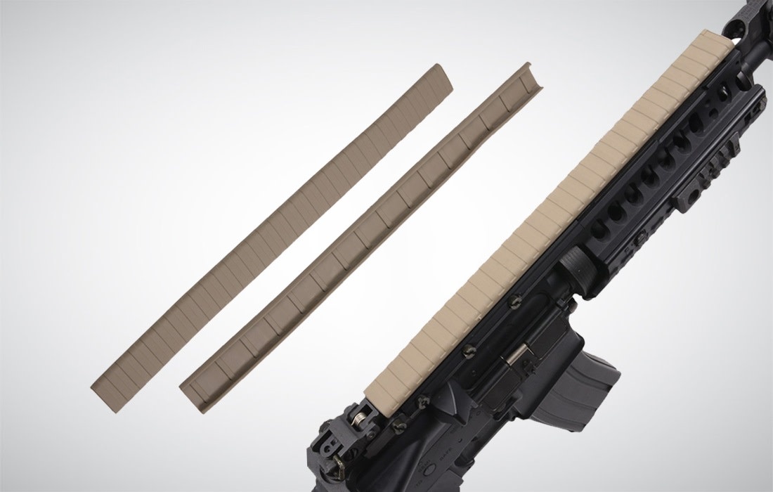 DLG Tactical LOW PROFILE SCHIENENABDECKUNG Dunkle Erde