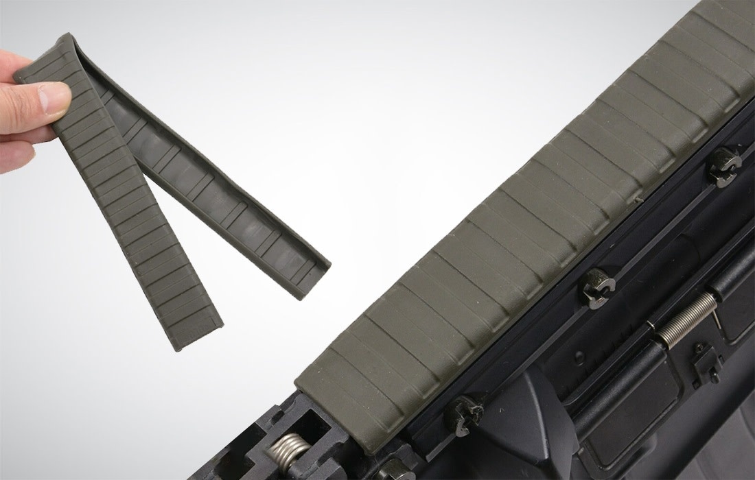 DLG Tactical LOW PROFILE SCHIENENABDECKUNG Dunkle Erde