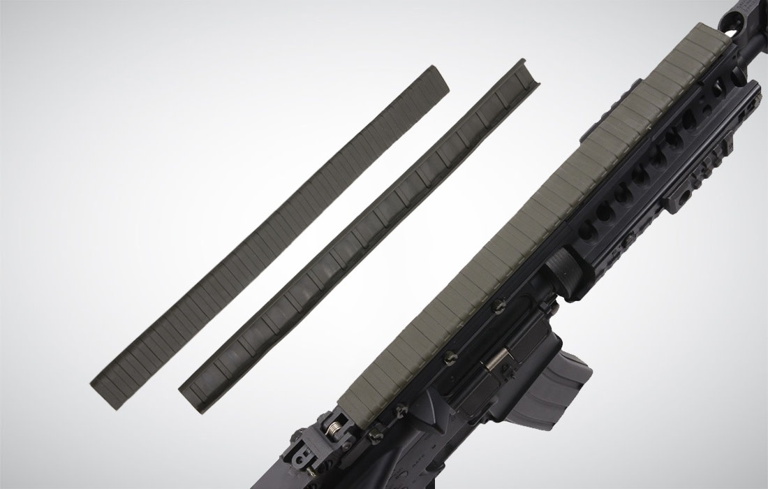 DLG Tactical LOW PROFILE SCHIENENABDECKUNG Laubgrün